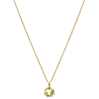 Flower Wreath Kette 18K Vergoldet