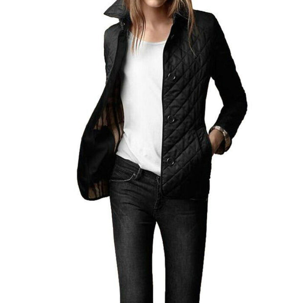 Sheryl Die Elegante schlanke Seiden-Baumwoll-Jacke