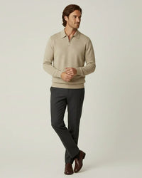 Herrenpullover mit Polokragen und Reißverschluss – Gauthier