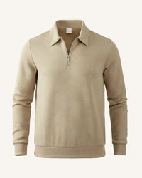 Herrenpullover mit Polokragen und Reißverschluss – Gauthier