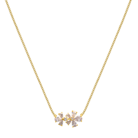 Flower Kette 14K Vergoldet