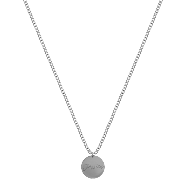 Coin Kette Schrift