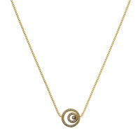 Neverending Circle Kette 14K Vergoldet