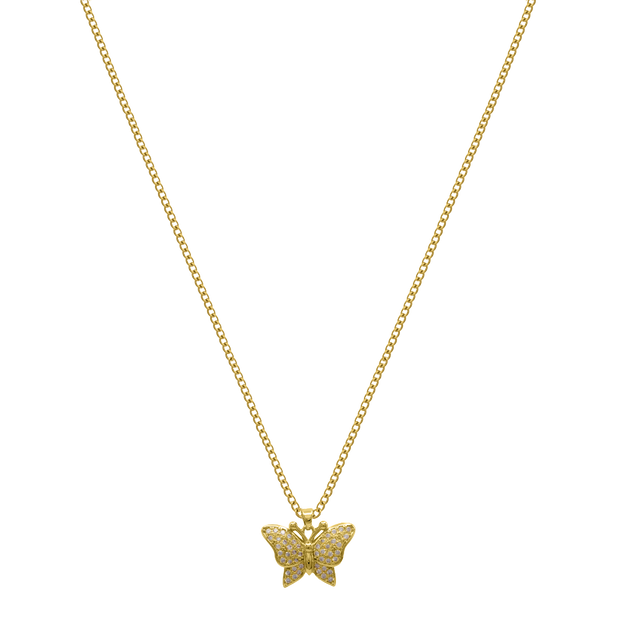 Butterfly Kette 14K Vergoldet