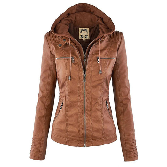 Kunstlederjacke aus veganem Material