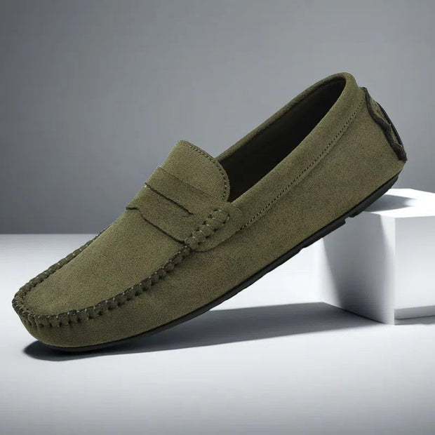 Herren-Slipper aus Wildleder mit klassischem Penny-Design - Winslow