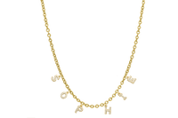 Elegant Mini Diamond Name Kette 14K Vergoldet