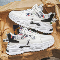 Herren-Turnschuhe mit dicken Sohlen und grafischen Elementen - Draven