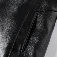 Vegane Lederjacke mit Kragen - Liam