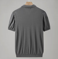 Anthon - Gestricktes Poloshirt
