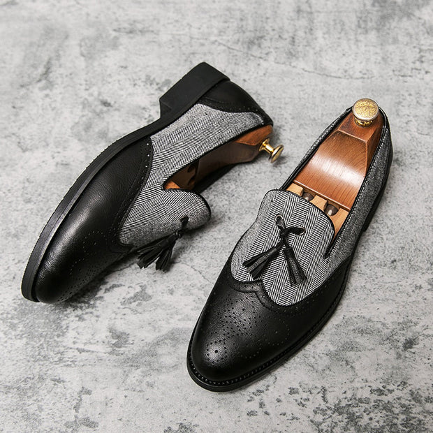 Elegante italienische Anzugschuhe Vermillon