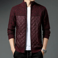Gesteppte Strickjacke - Matias
