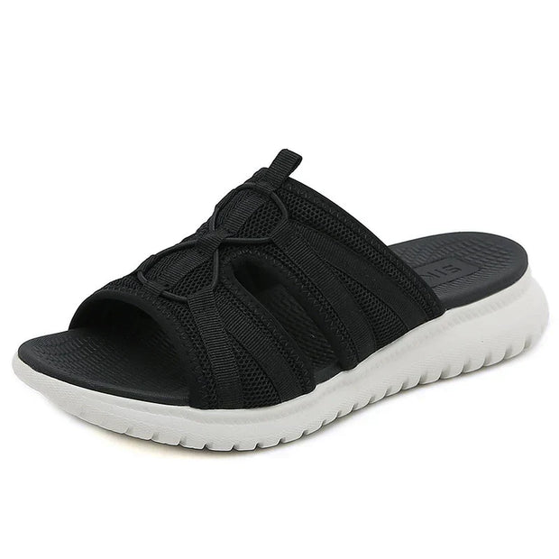 Atmungsaktive orthopädische Damensandalen mit dämpfender Sohle - Tarel