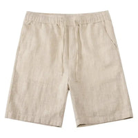 Shorts aus Baumwolle und Leinen für Herren - Neroli