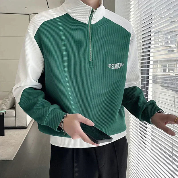 Anthony - Winter Sweatshirt mit Stehkragen