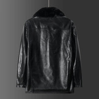 Vegane Lederjacke mit Kragen - Liam