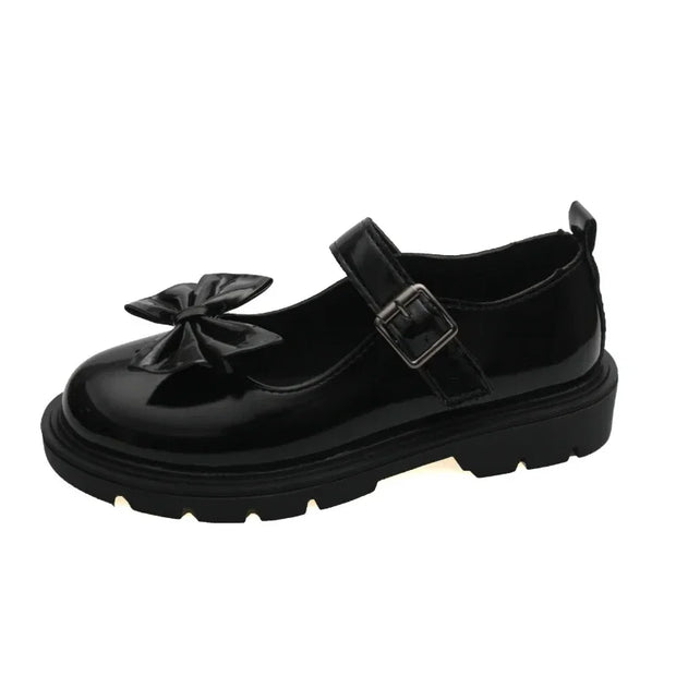Elegante Damen Dirndl Schuhe mit Schleife - Emilia