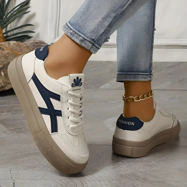 Maya Gestrickte Schnür-Sneaker Damen – Flexibel und Komfortabel