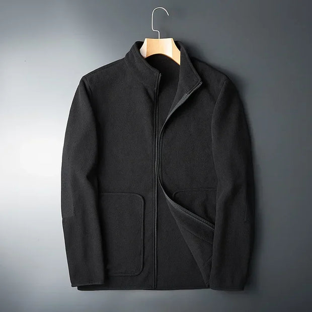 Leichte Herren-Fleecejacke mit kontrastierenden Details - Erian