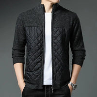 Gesteppte Strickjacke - Matias