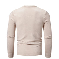 Herrenstrickpullover mit langen Ärmeln und Rundhalsausschnitt - Odrin