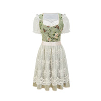 Damen Oktoberfest Dirndl Kleid Grün - Lucia
