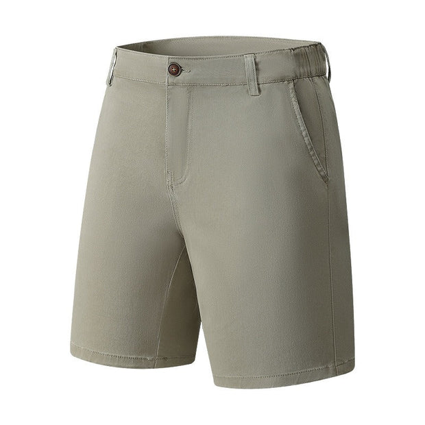Gerade Herren-Shorts aus gewebtem Stretchmaterial - Andrés