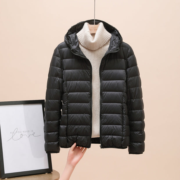 Leichte Steppjacke mit Kapuze für Damen - Aline