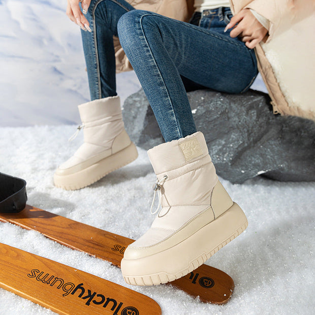 Damen-Schneestiefel mit sportlichem Retro-Design - Lina