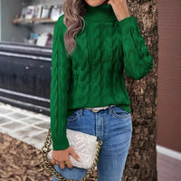 Damen-Rollkragenpullover aus Strick - Freja