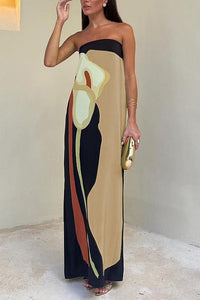 Semma - Off-Shoulder-Maxi mit Blumendruck