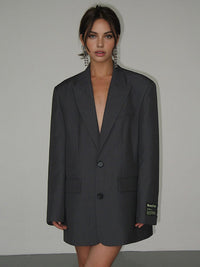 Oversize-Blazer für Damen mit zwei Knöpfen – elegant – Lorelei