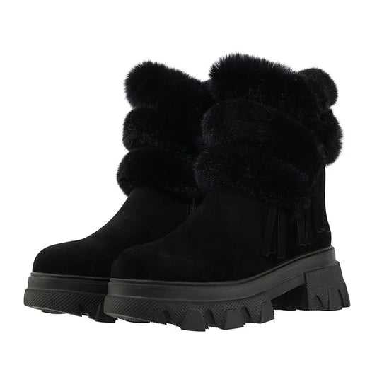 Alada - Dicke Winterstiefel mit halber Wade