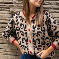 Bedruckte Strickjacke für Frauen - Maelen