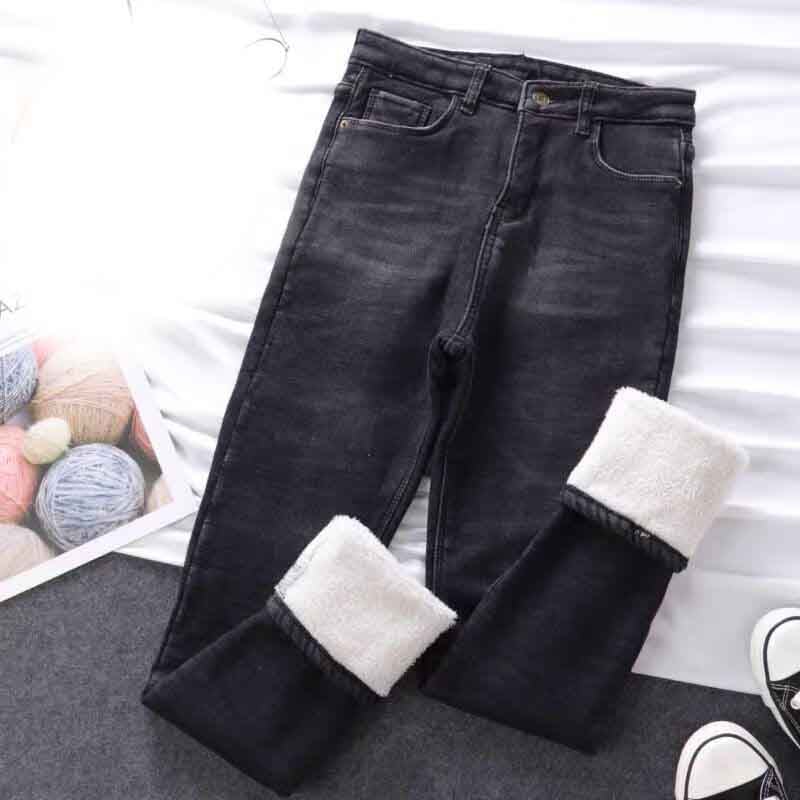 Damen-Thermohose mit Denim-Effekt - Sylverine