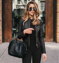 Lederjacke mit zeitloser Optik und modischem Look