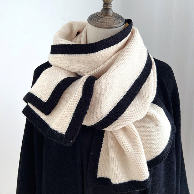 Damenschal, weich gestrickt, doppelt gestrickt - Veraly