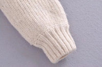 Angèle - Schicker und lässiger Pullover mit falscher Perle