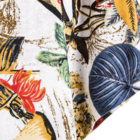 Retro Herren Kurzarm Hemd im coolen Blumen Design