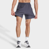 Sportshorts für Herren aus atmungsaktivem technischem Material mit geradem Schnitt - Dennis