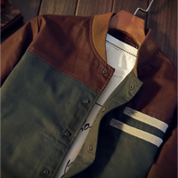 Lässige Herrenjacke im zweifarbigen Design - Nael