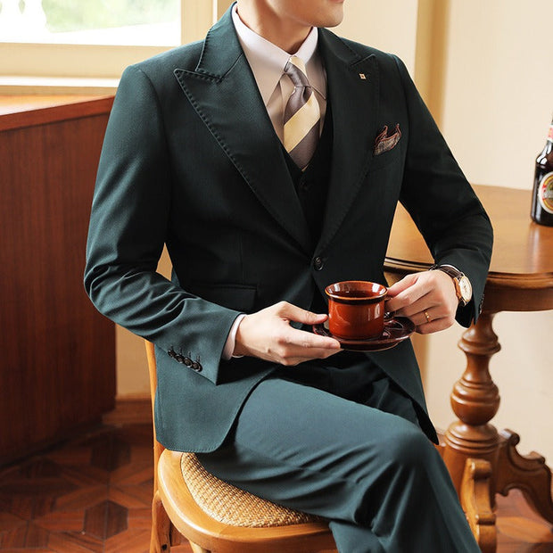Herrenanzug 3-teilig slim fit executive style - Joris