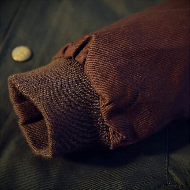 Lässige Herrenjacke im zweifarbigen Design - Nael