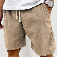 Herren Cord-Shorts locker elastischer Bund - Eland