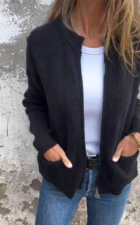 Marcia - Kuschelige Zip-Strickjacke – Komfort und Stil in Einem