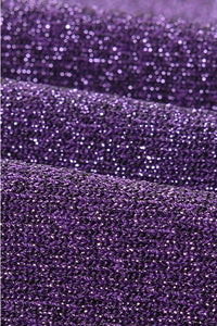 Kia Neckholder Minikleid aus glitzerndem Strick
