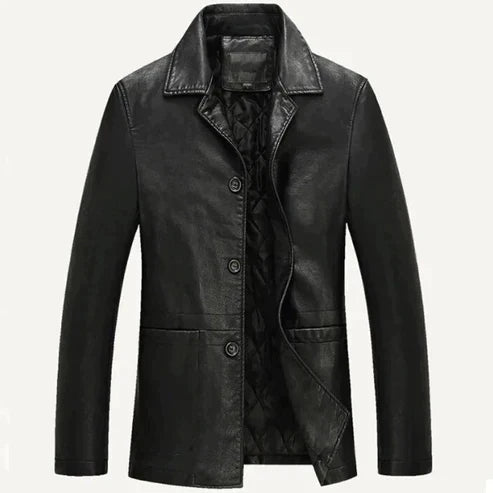 Herren Lederjacke Premium Kunstleder zeitlos - Conrad