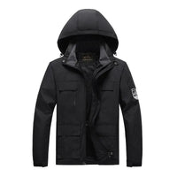ForceHiver Herren Parka - Military Green Windbreaker