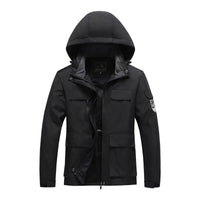 ForceHiver Herren Parka - Military Green Windbreaker