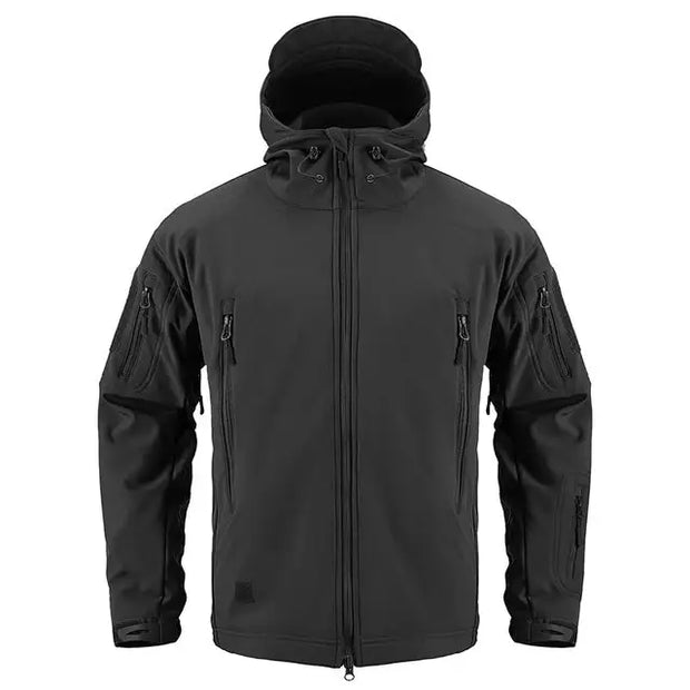 Bedruckter Militärparka - Stylisch und warm für den Winter